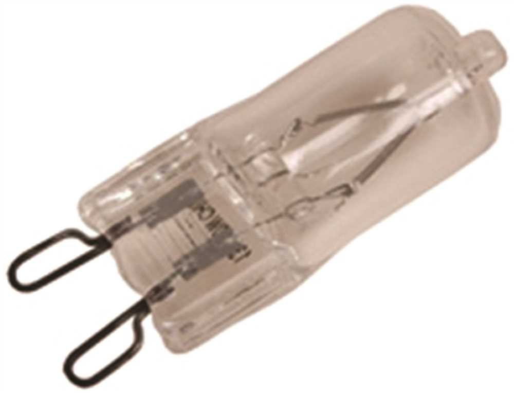 . 71002 Halco Prism Halogen Lamp T4 60 Watts 130 Volts G9 Base Clear Dimmable 10 Per Case