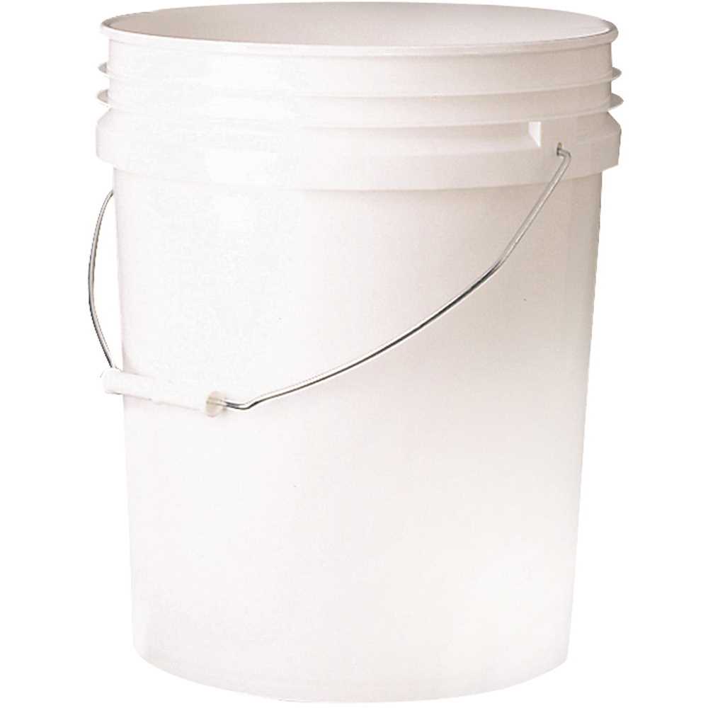 UPC 084630535552 product image for 05GL010 5 gal Plastic Pail Bucket, White - Pack of 10 | upcitemdb.com