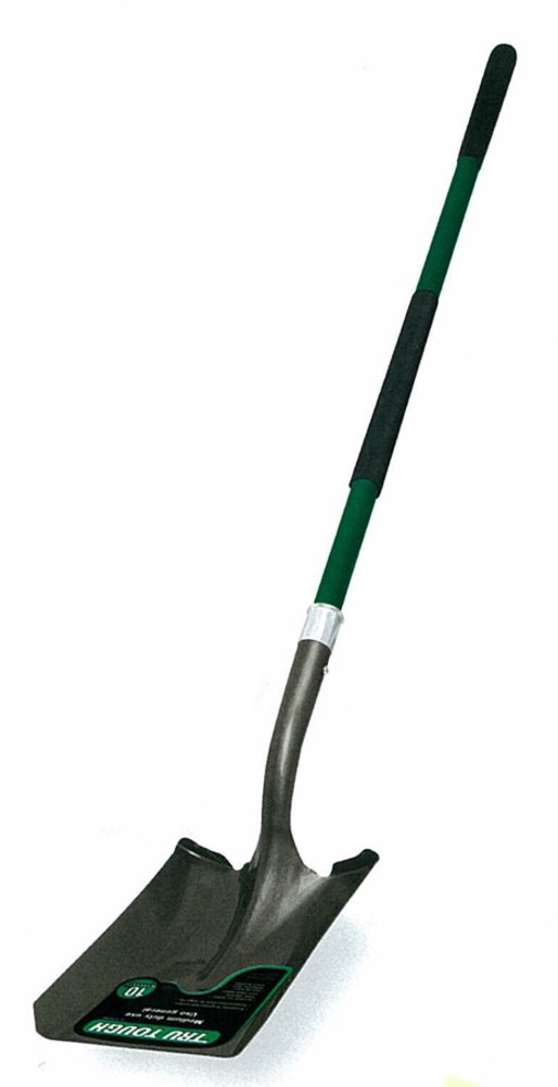 UPC 755625010841 product image for 880108410 47 in. Spade Square Long Fiberglass 10 in. Grip Handle Shovel | upcitemdb.com