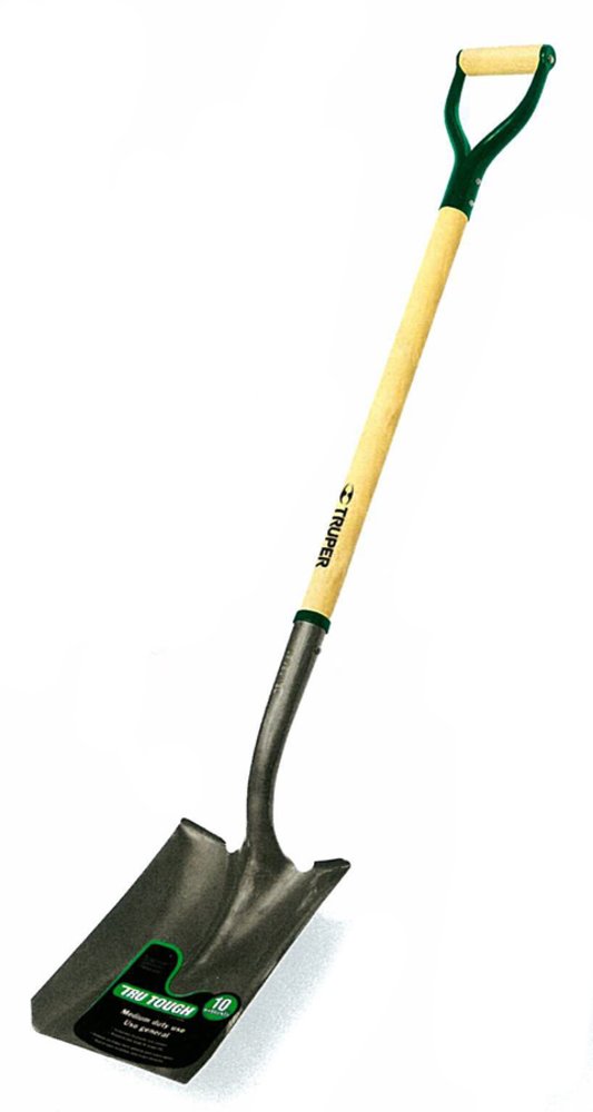 UPC 755625020192 product image for Truper Herramientas 880101928 39 in. Tru Pro Tough Square Wood D-Handle Shovel | upcitemdb.com