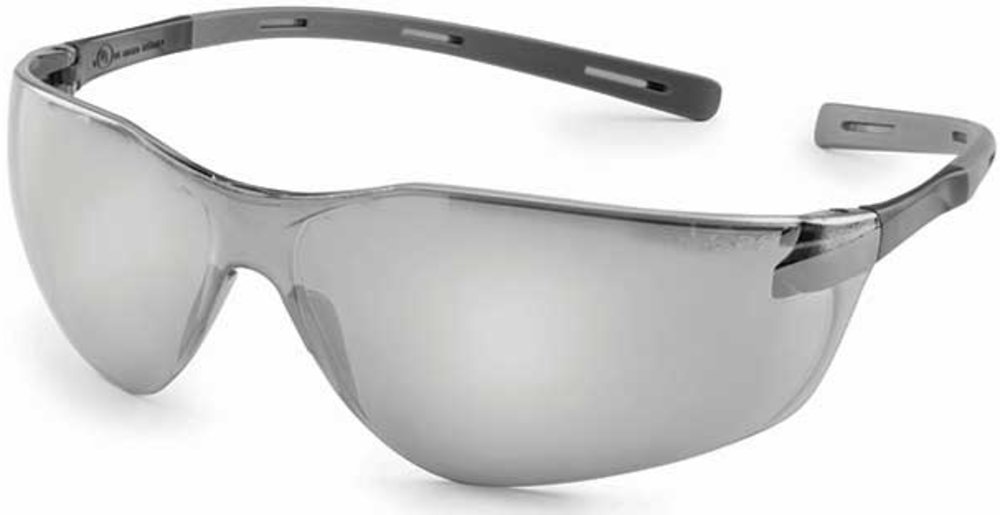 280320086 Silver Mirror & Gray Temple Ellipse Safety Glasses