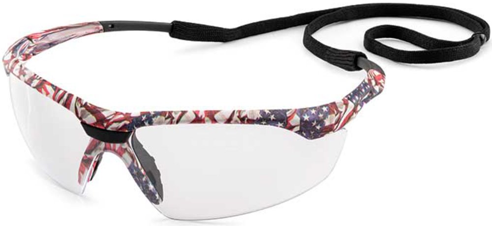 280318171 Old Glory Camo & Clear Conqueror Safety Glasses