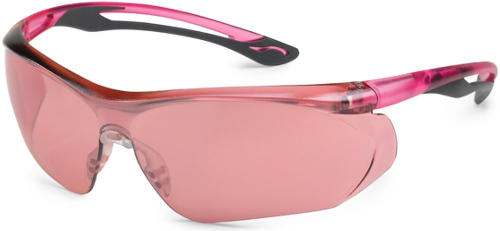 280334442 Pink Mirror & Gray Flex Parallax Safety Glasses