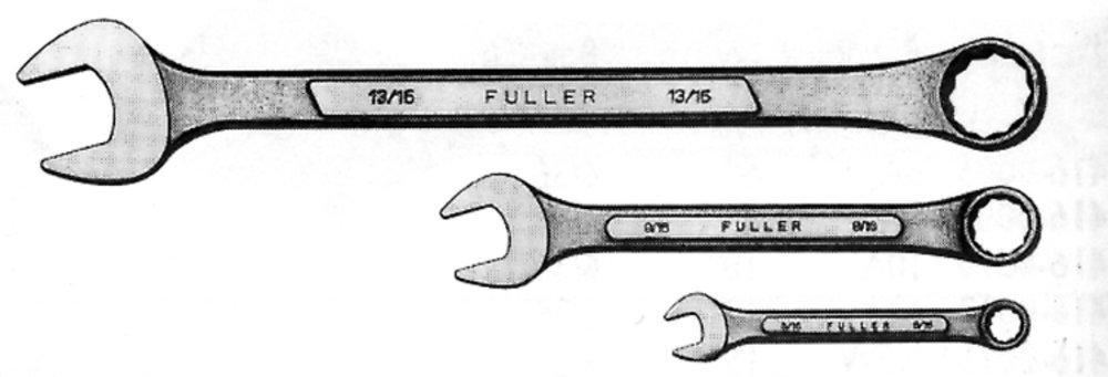 Fuller Tool Usa & Innovak Group 81245318 0.44 X 5.12 In. Combination D Wrench
