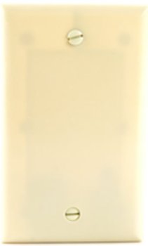 393790399 2129v-box 1 Gang Single Blank Wall Plate - Ivory