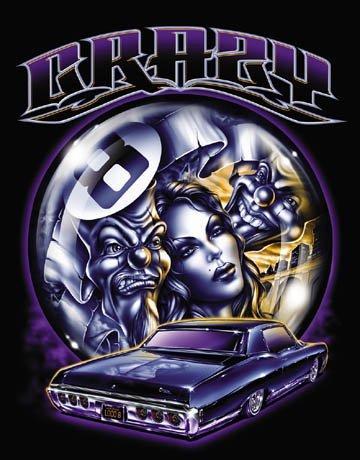 Hot Stuff 1085-08x10-lo 8 X 10 In. Crazy8 Lowrider Poster Print