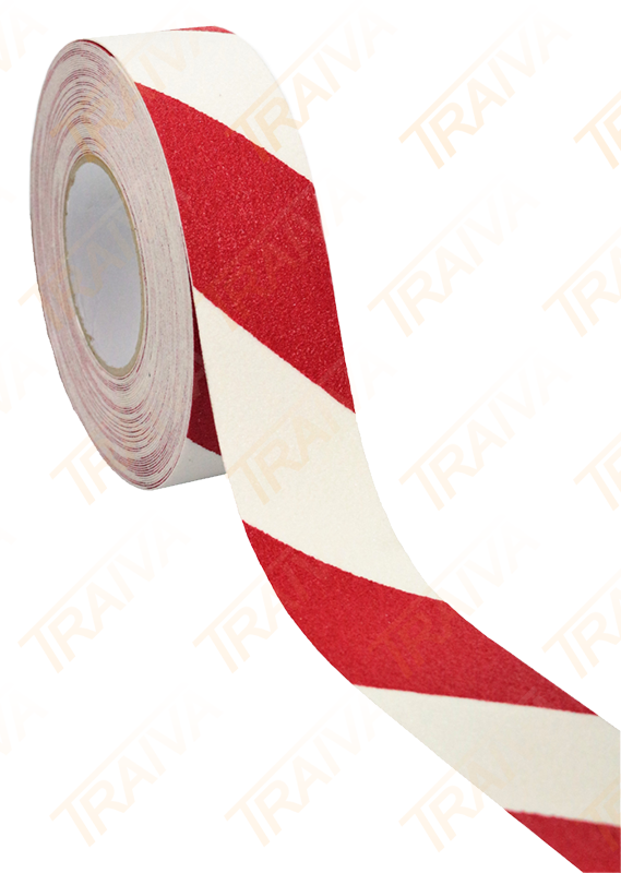Nsts2a 2 In. X 60 Ft. Anti Slip Tape, Red & White
