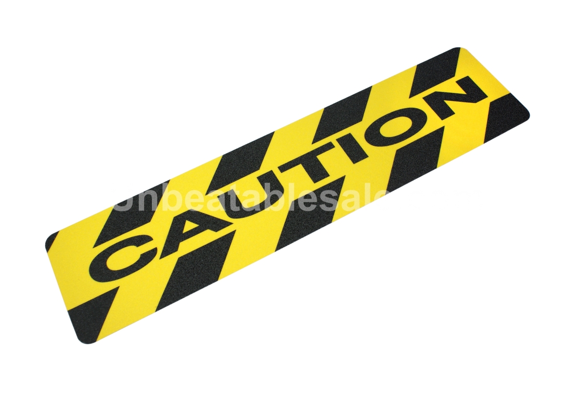 Caut625 6 In. X 24 In. Caution Anti Slip Mat