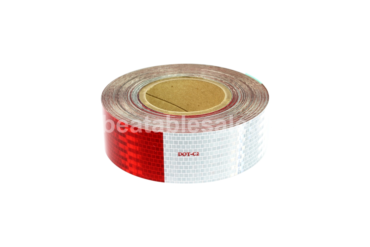 Dot2rw66 2 In. X 150 Ft. Red & White Dot Conspicuity Tape - 6 X 6 In.
