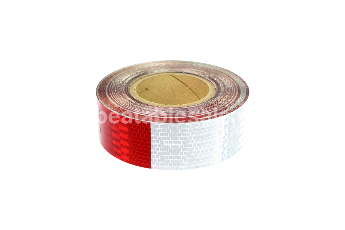 Dot2rw711 2 In. X 150 Ft. White & Red Dot Conspicuity Tape - 7 X 11 In.