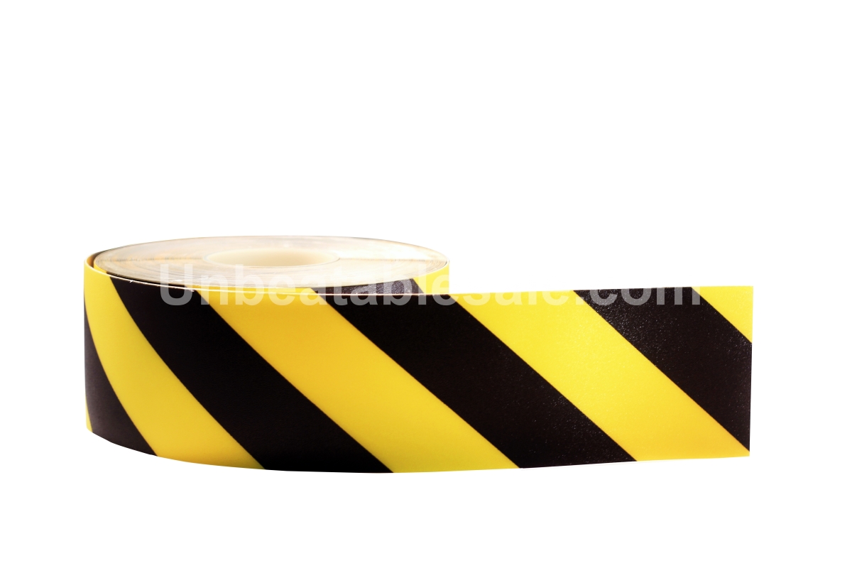 Rout4d 4 In. X 98 Ft. Floor Marking Tape, Black & Yellow