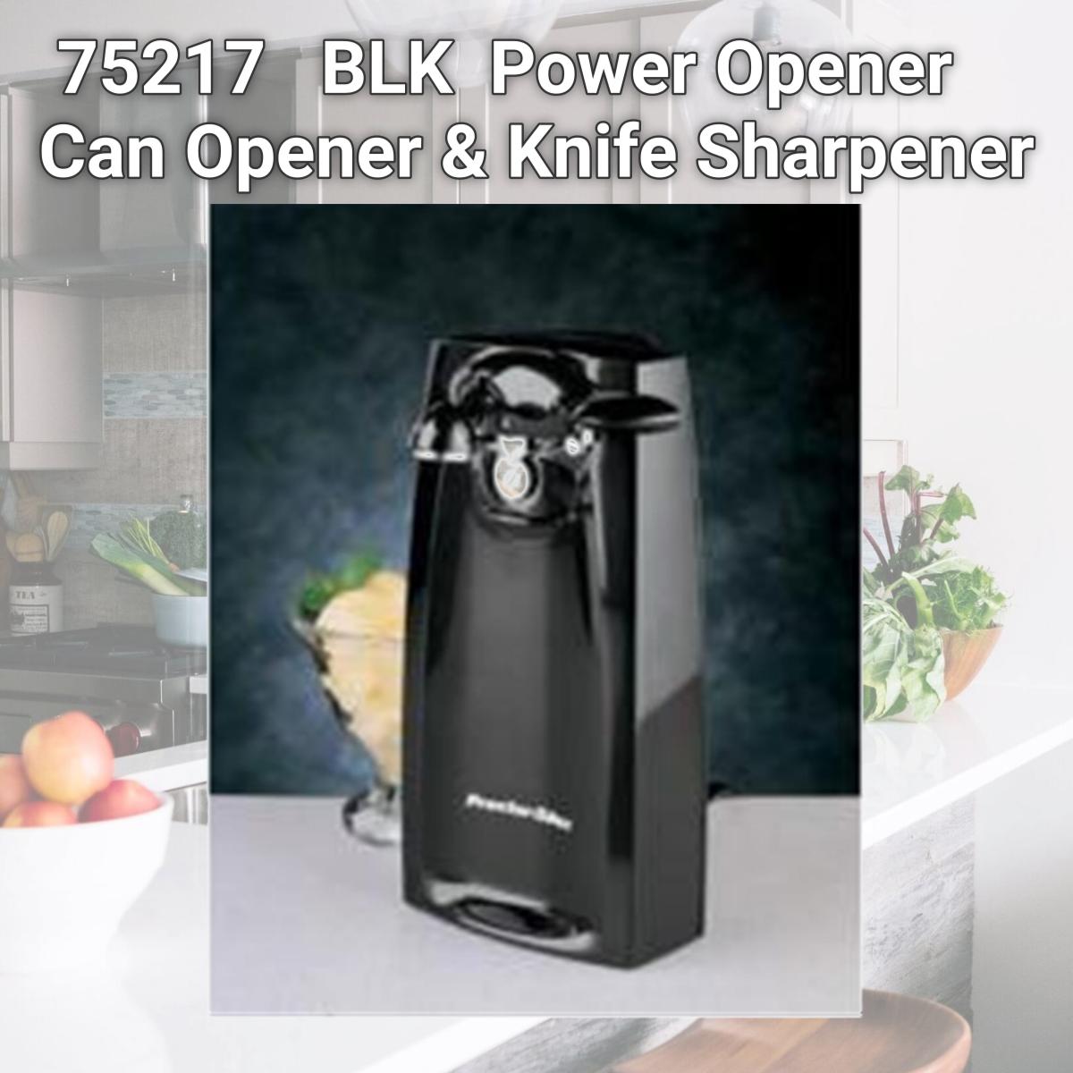 Picture of Proctor Silex 75217   BLK  Power Opener Can Opener & Knife Sharpener