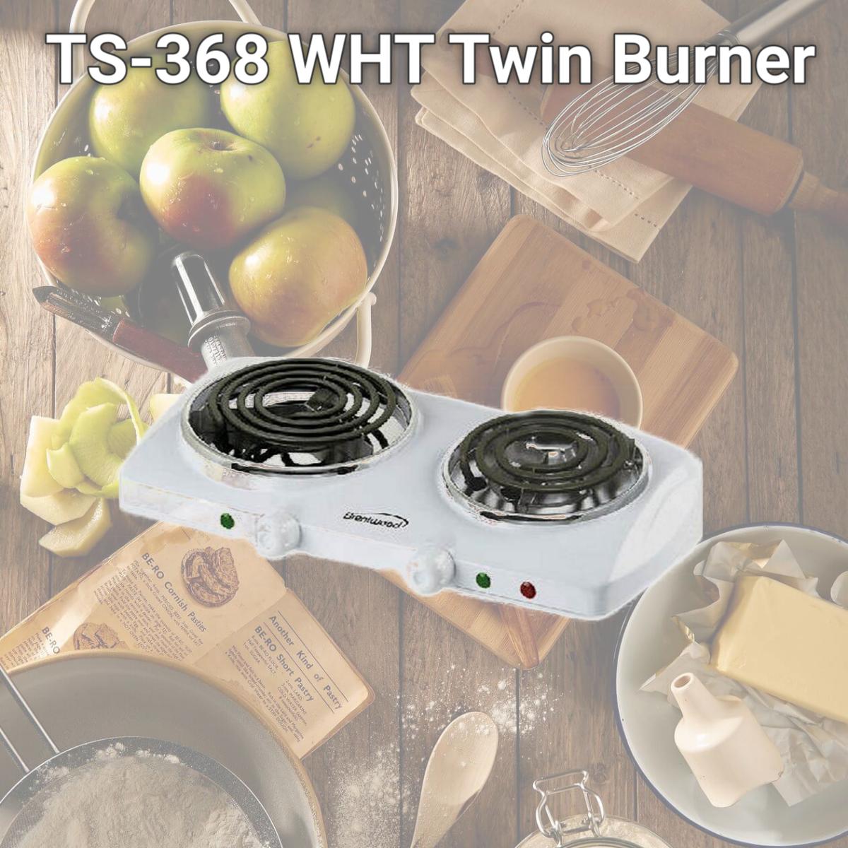 Picture of Brentwood Appliances TS-368 WHT Twin Burner