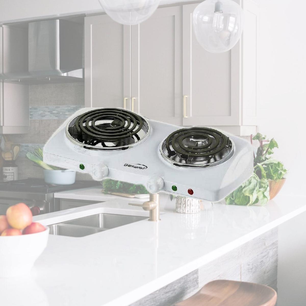 Picture of Brentwood Appliances TS-368 WHT Twin Burner