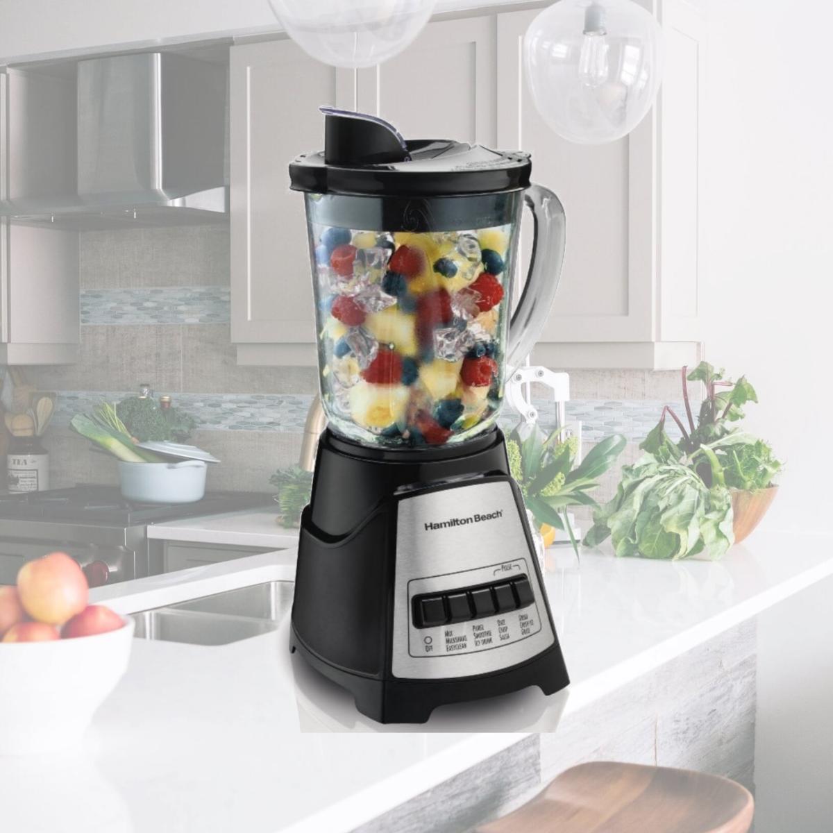 Picture of Hamilton Beach 58148 BLK Elite Blender - Glass Jar pack of 2