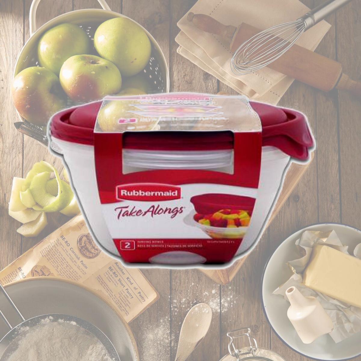 Picture of Rubbermaid 1787831 CHL Take Alongs 13 Cup Serving Bowls - 2 Pack Pack Of 3