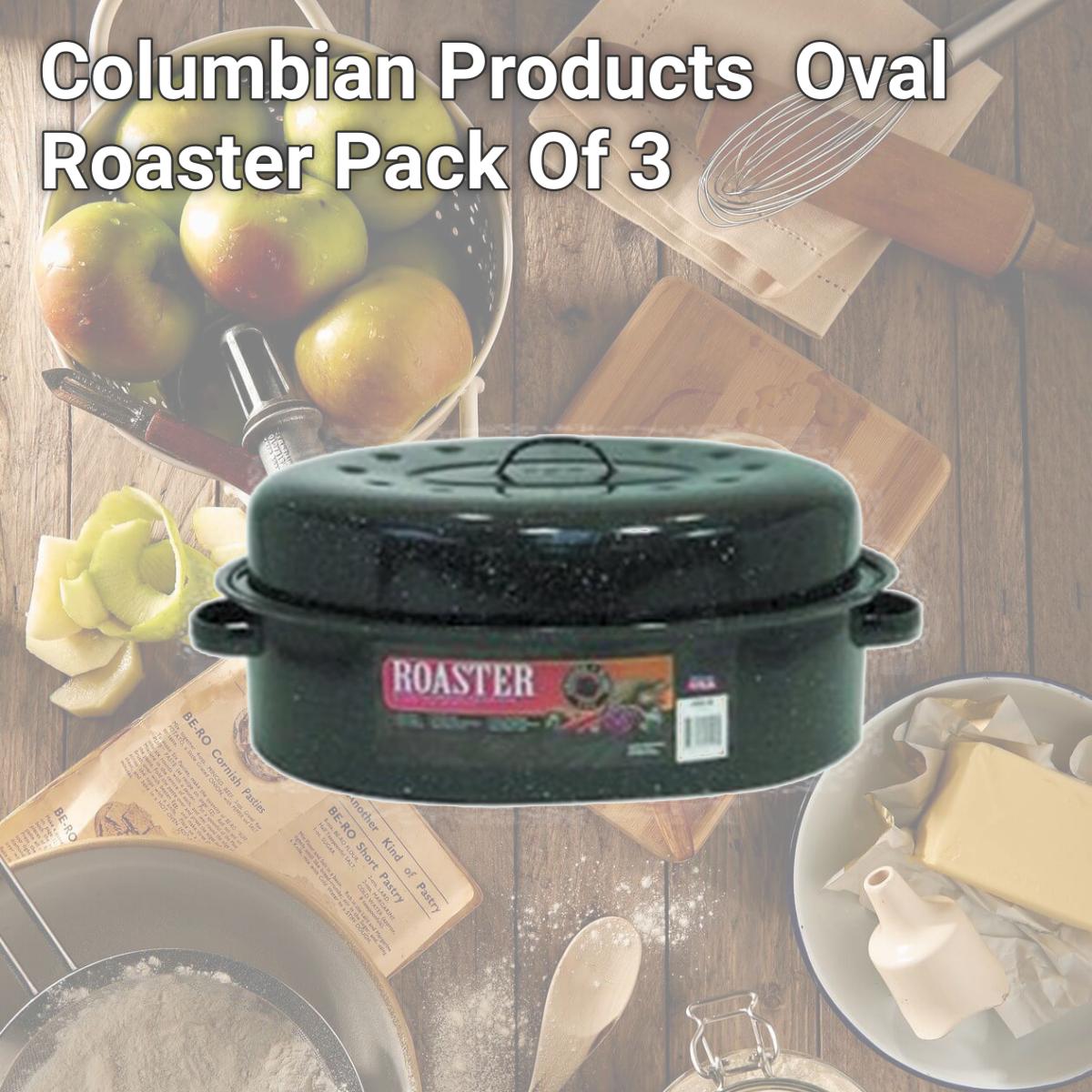 Picture of Columbian Products 0510-4 Oval Roaster Pack Of 3