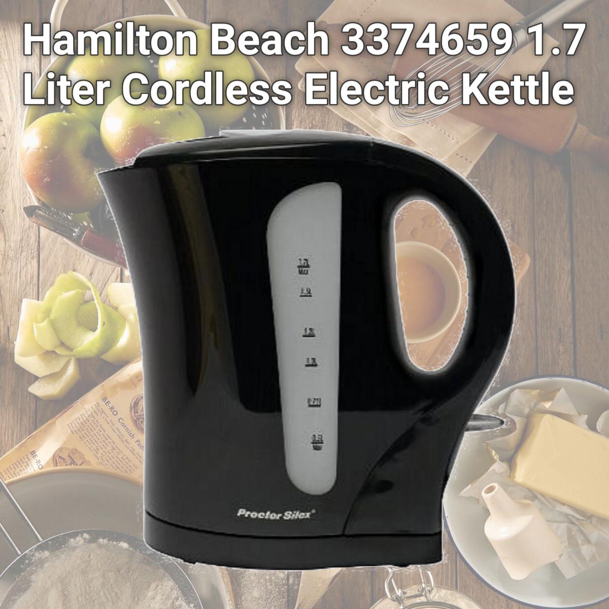 Picture of Hamilton Beach 3374659 1.7 Liter Cordless Electric Kettle