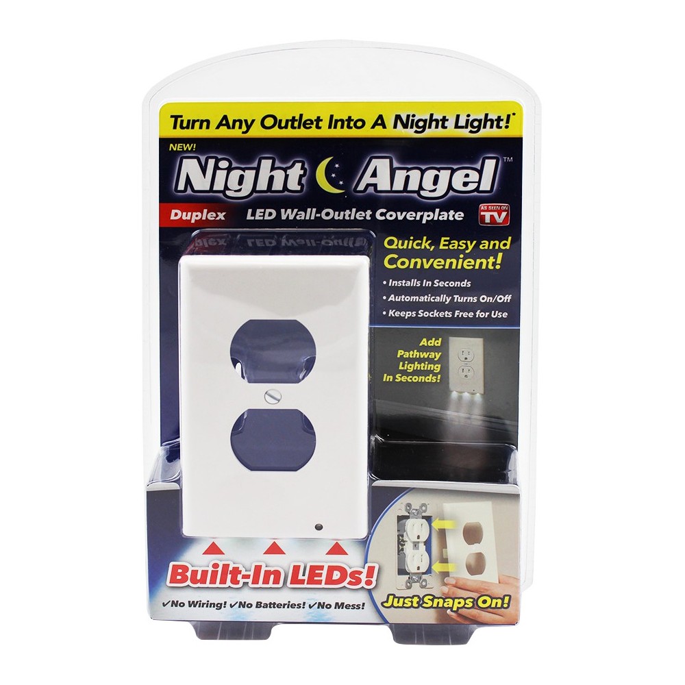 Na-mc12-6 Night Angel Duplex Nightlight Set - White