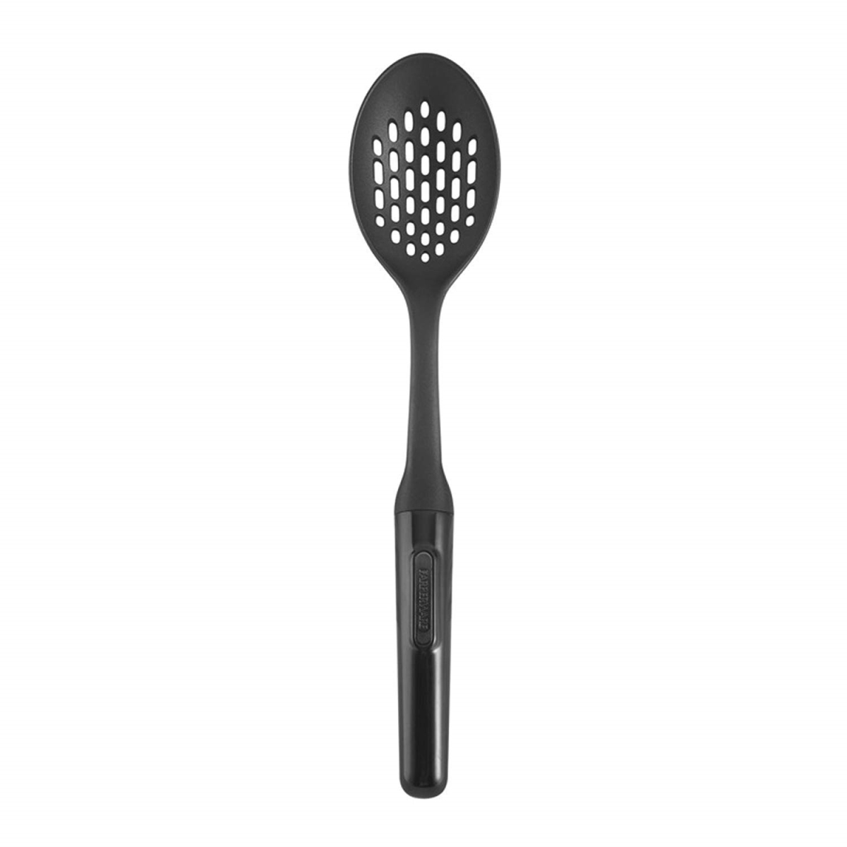 5211440 Blk Professional Slotted Cooking Spoon, Black - Pack Of 3