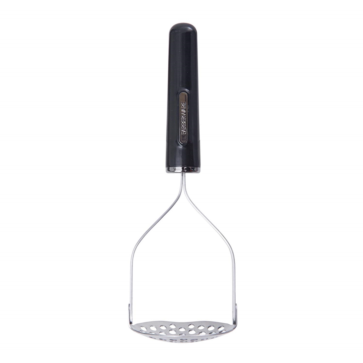 5211477 Blk Professional Stainless Steel Potato Masher, Black - Pack Of 3