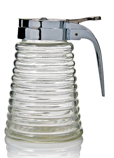 00848 Clr 10 Oz Glass Syrup Pourer, Clear - Pack Of 6