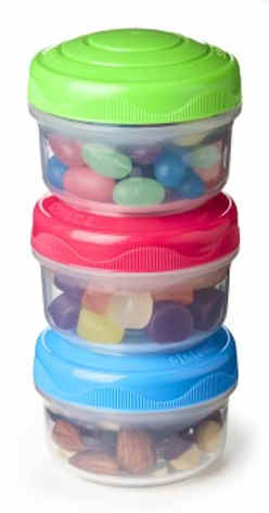 21467nw Mini Bites Containers - Case Of 6 - Pack Of 3