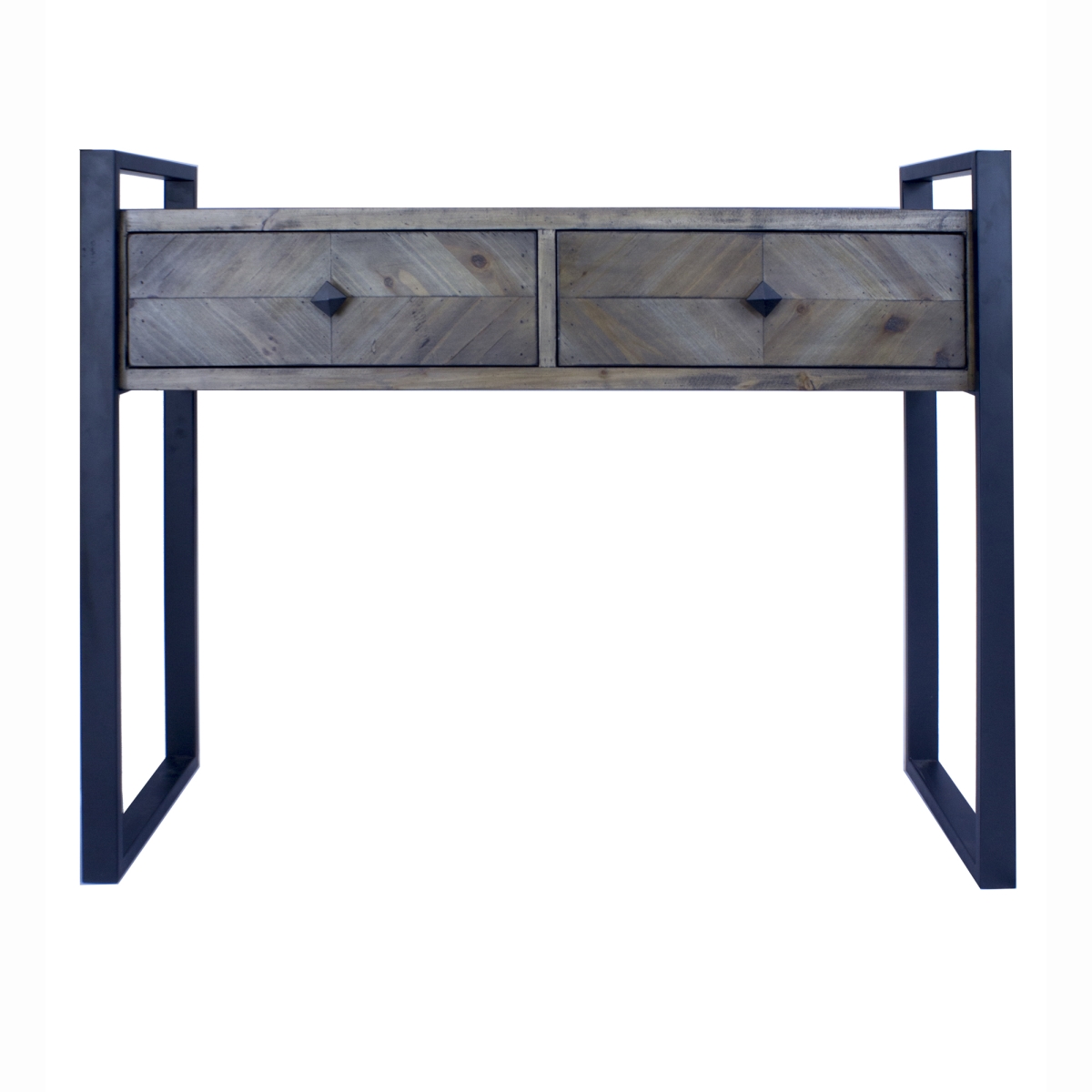 W192234-sg Emerson 2-drawer Console Table, Gray - 31.5 X 39.75 X 14.75 In.