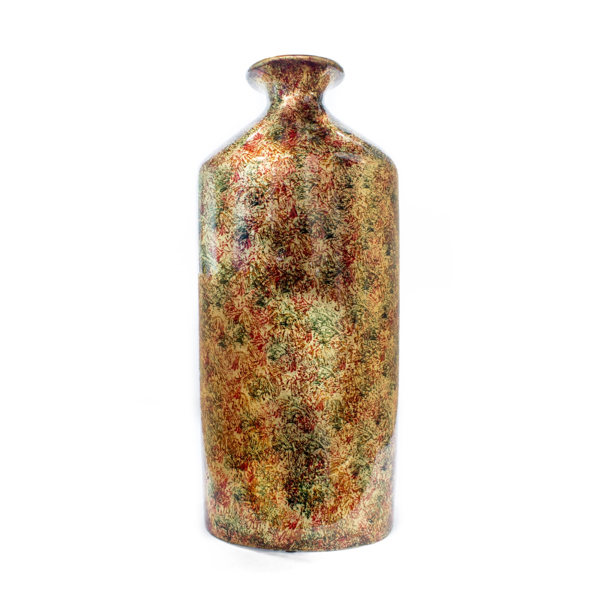 W137780-232 Lester Foiled & Lacquered Ceramic Bottle Vase