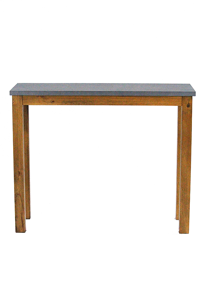W22366-mon Montana Console Table - Acacia & Cement