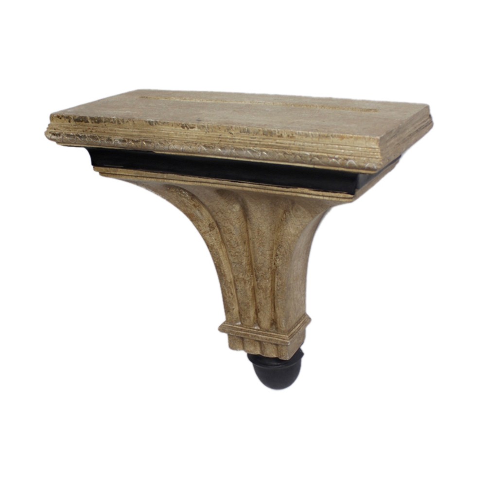 W4055-cs Athena Large Classic Doric Corbel - Pack Of 2, Champagne