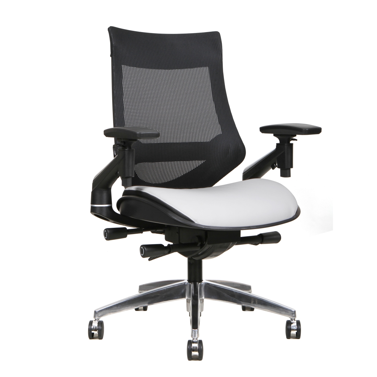 Tyfc2325 Mesh Mid Back & Bonded Leather Seat Office Chair
