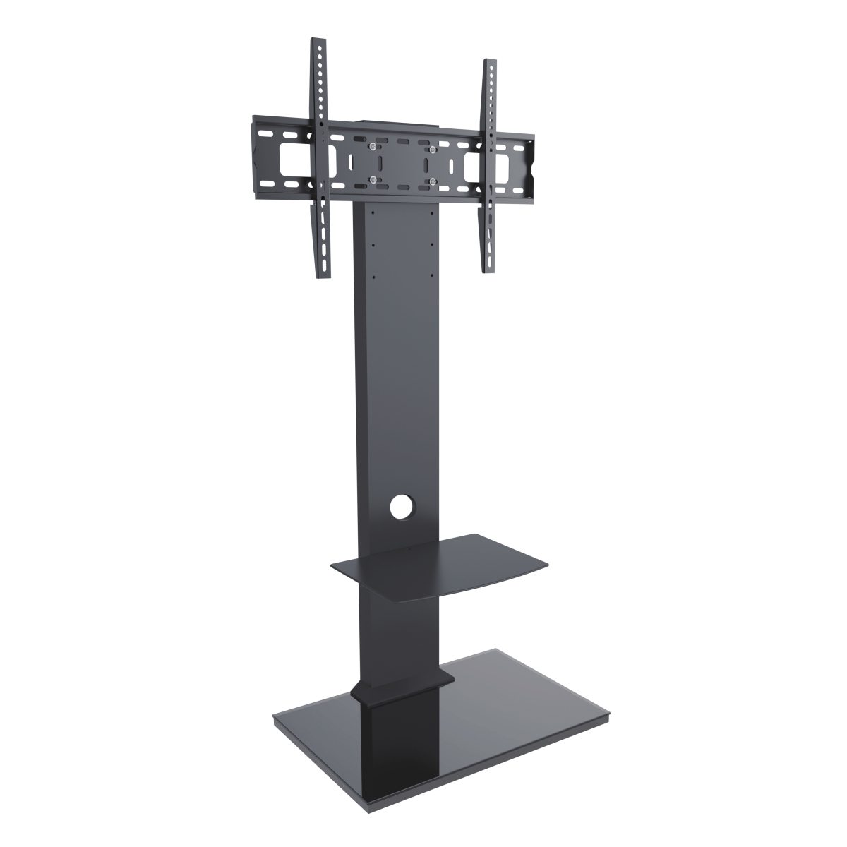 Lcd84112blk Tv Stand For 32-55 In. Flat Panel Tv, Black