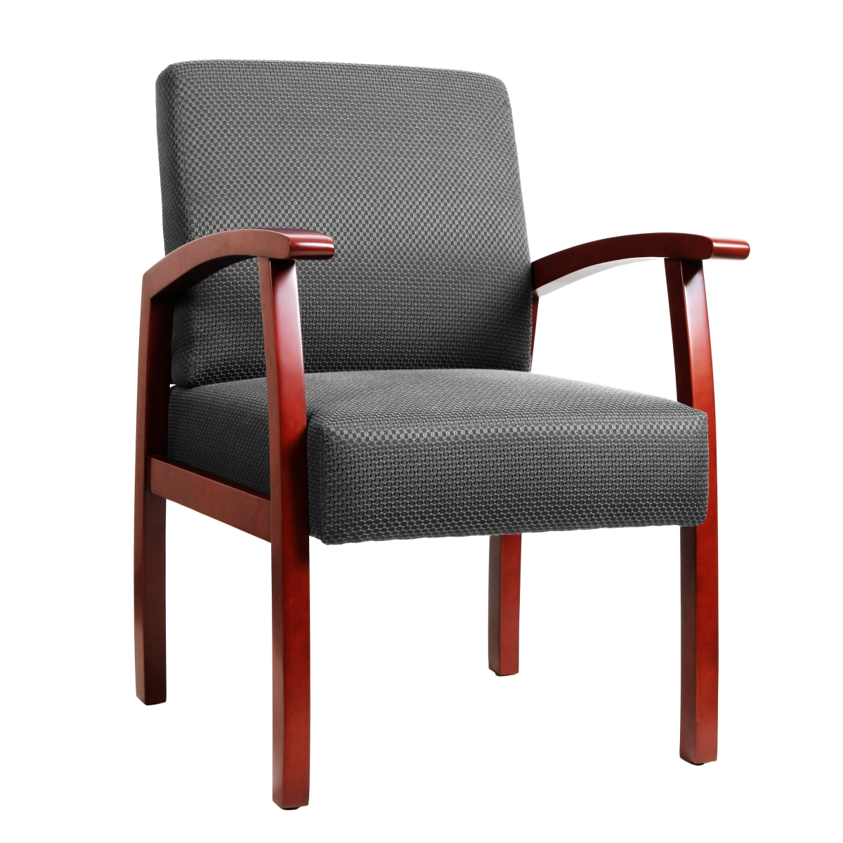 Tyfc2326 Mid Back Fabric Guest Chair - Cherry