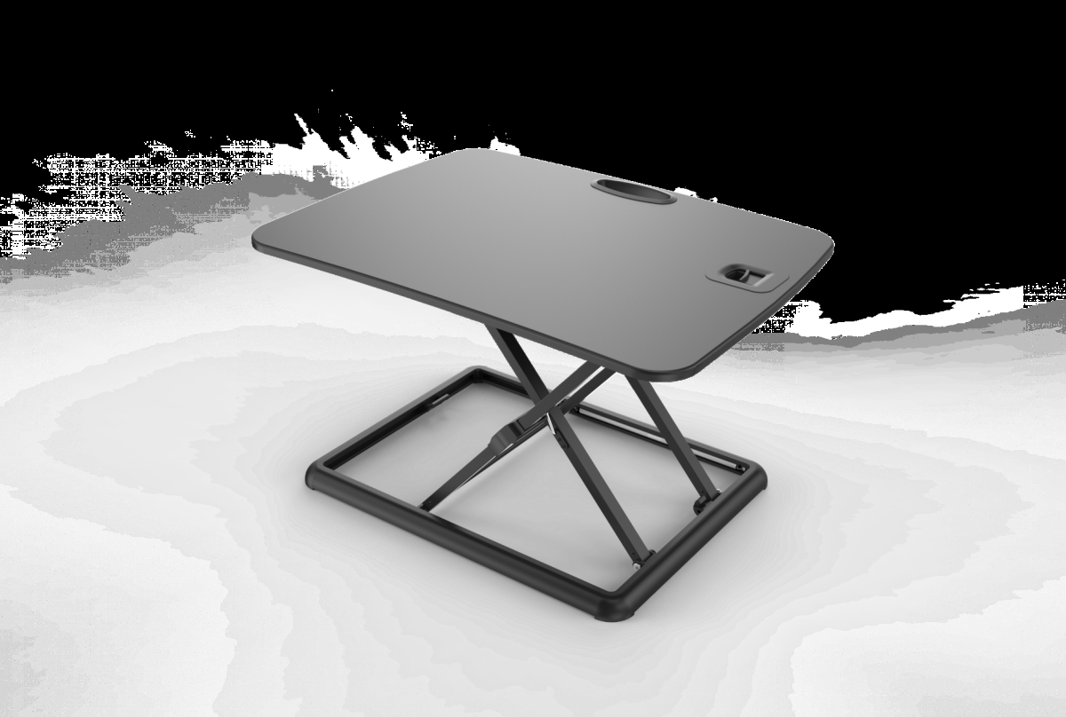 Tyds13027blk 15.74 In. Height Adjustable Standing Desk, Black