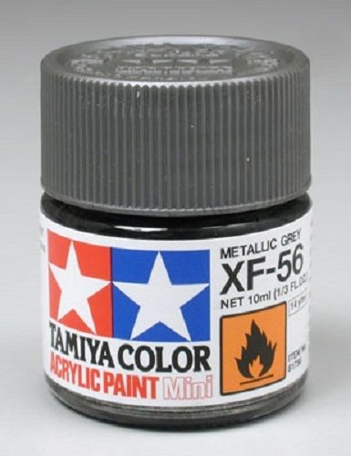 Tamiya TAM81756 Tamiya Acrylic XF-56 Mini Metallic Grey Tamiya TAM81756 Tamiya Acrylic XF-56 Mini Metallic Grey