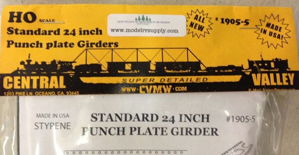Cvm19055 Ho Standard 24 In. Punch Plate Bridge Girders