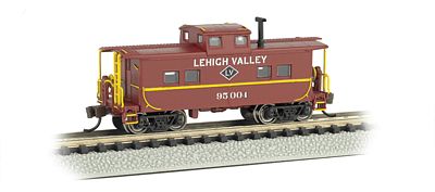 Bac16858 N Scale Lv Northeast Steel Caboose, Red - No. 95004