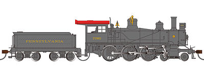 Bac51401 Ho Scale 4-6-0 Steam Locomotive Prr 7080
