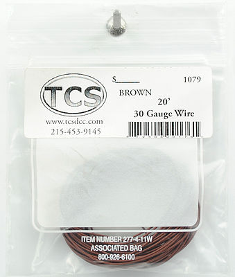 Tcs1079 20 Ft. 30-gauge Wire Brown