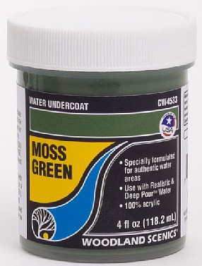 Woo4533 4 Fl Oz Moss Green Water Undercoat