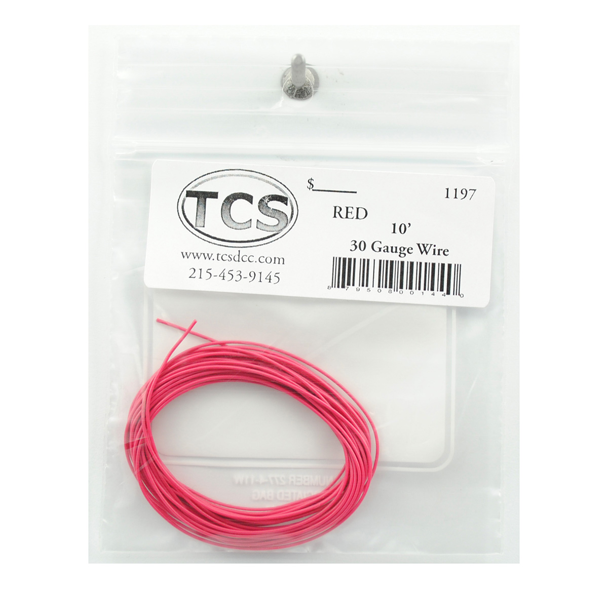 Tcs1197 10 Ft. 30 Gauge Wire, Red