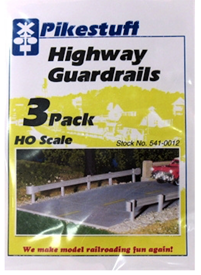 Pks0012 Highway Guardrail Rail - Pack Of 3