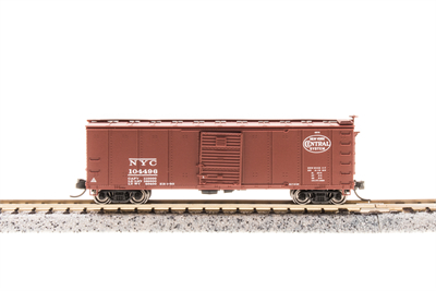 Bli3665 Nyc Steel Box Car, No.103248 With Corrugated Ends Pre-1955 Roman Lettering