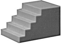 Pks1010 Ho Scale Concrete Staircase - Pack Of 3