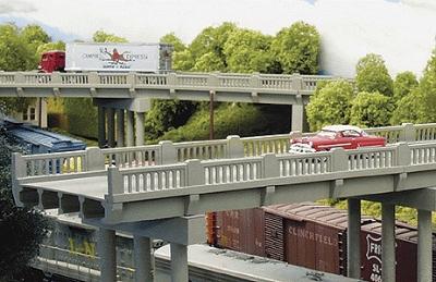 Rix102 50 Ft Ho Scale 1930 Ft.s Highway Overpass With Pier