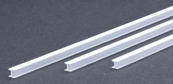 Evg286 0.19 In. - 4.8 Mm H Column Styrene Railroad Scratch Building Supply, Opaque White