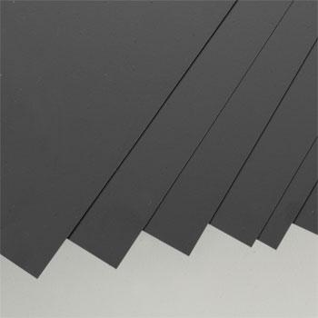 Evg9111 0.10 In. - 8 X 21 In. Styrene Sheet Railroad Scratch Building Supply, Black- Pack Of 8