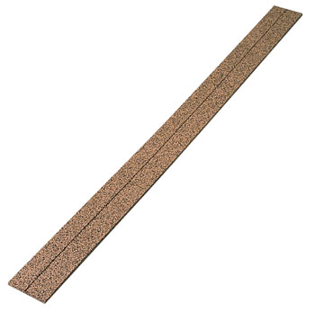 Mid3016 O Cork Roadbed Strips, Brown - Pack Of 25