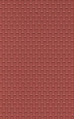 Pls91604 Brick Patterned Sheet, Red Clay - Pack Of 2